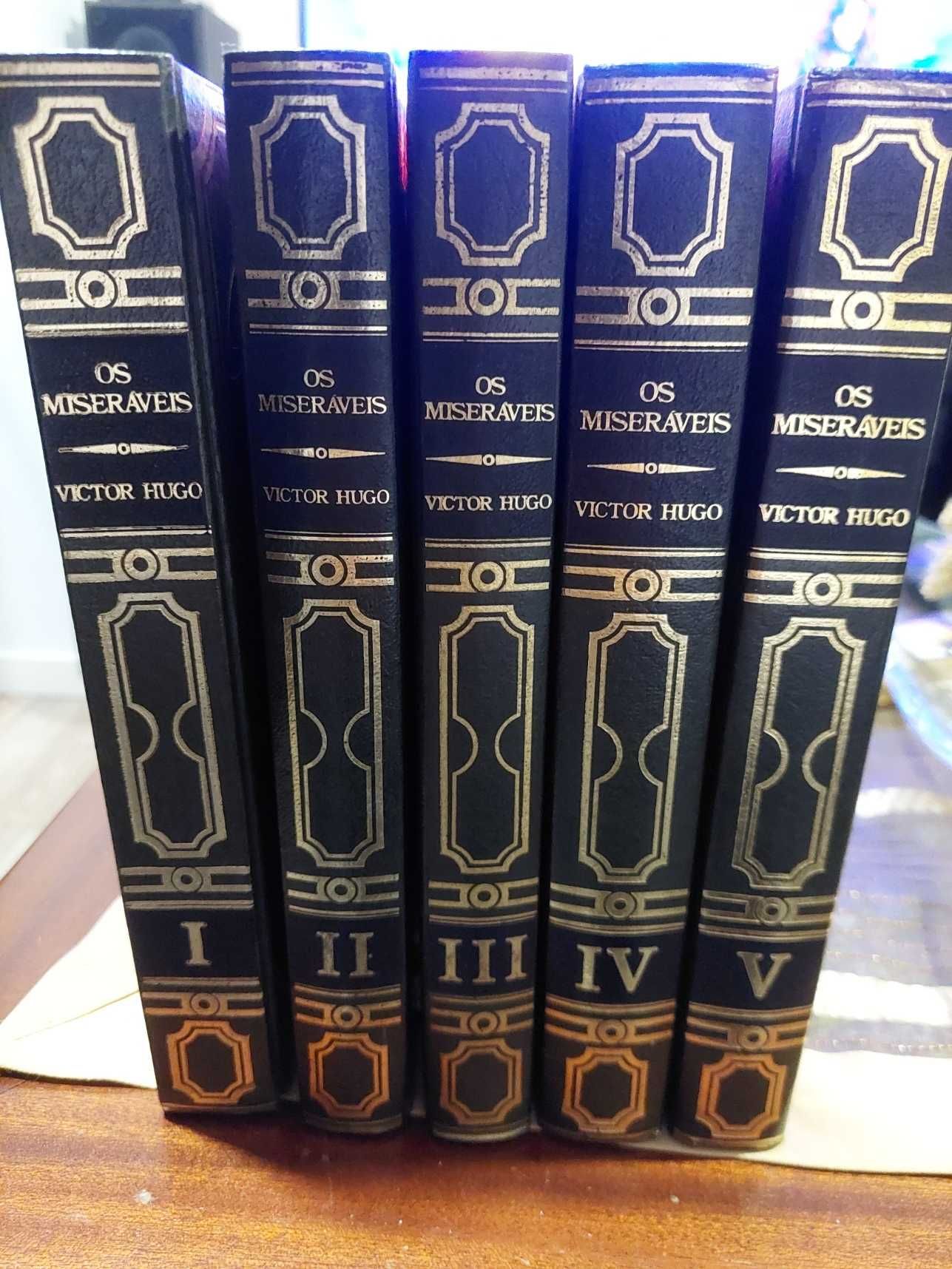 Coleção de 5 livros os Miseráveis
