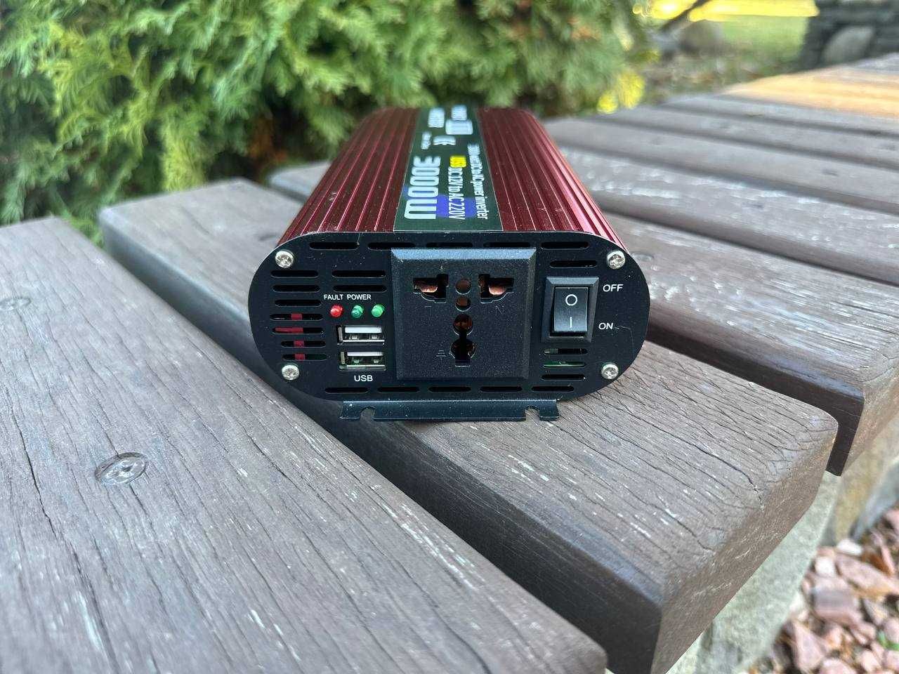Преобразователь тока 12v - 220v 3000 ватт‼️ Инвертор аналог генератора