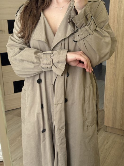 Тренч Zara (хакі/беж)