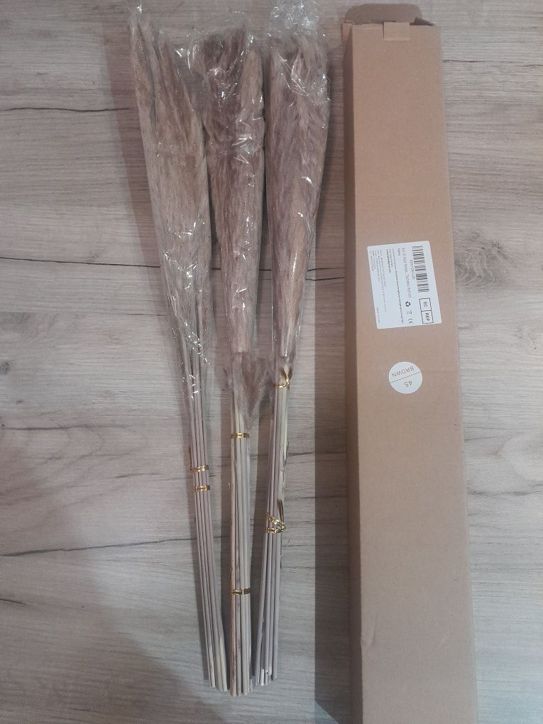 Naturalna trawa pampasowa 45szt ok. 55cm dekoracja boim