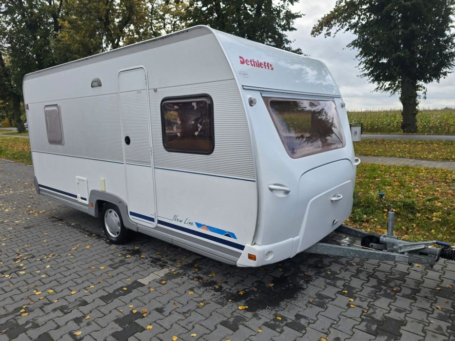 Dethleffs NEW LINE  DETHLEFFS NEW LINE ciepła woda łóżko francuskie prysznic