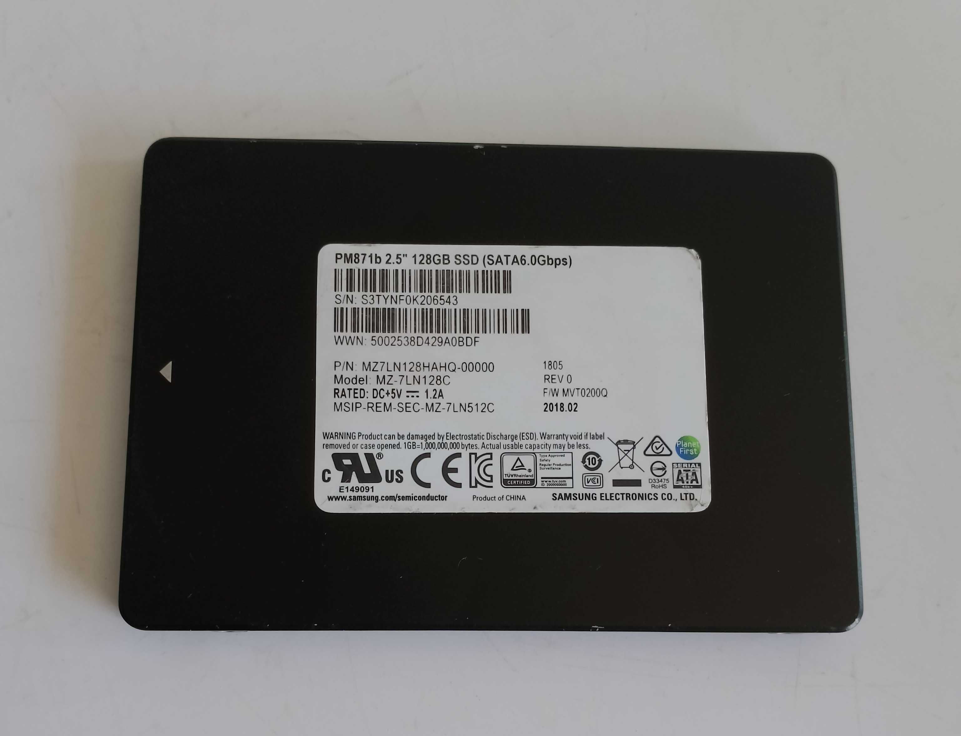 Dysk SSD Samsung MZ-7LN128C 128GB 2.5" SATA III (id:ssd_002_rl)