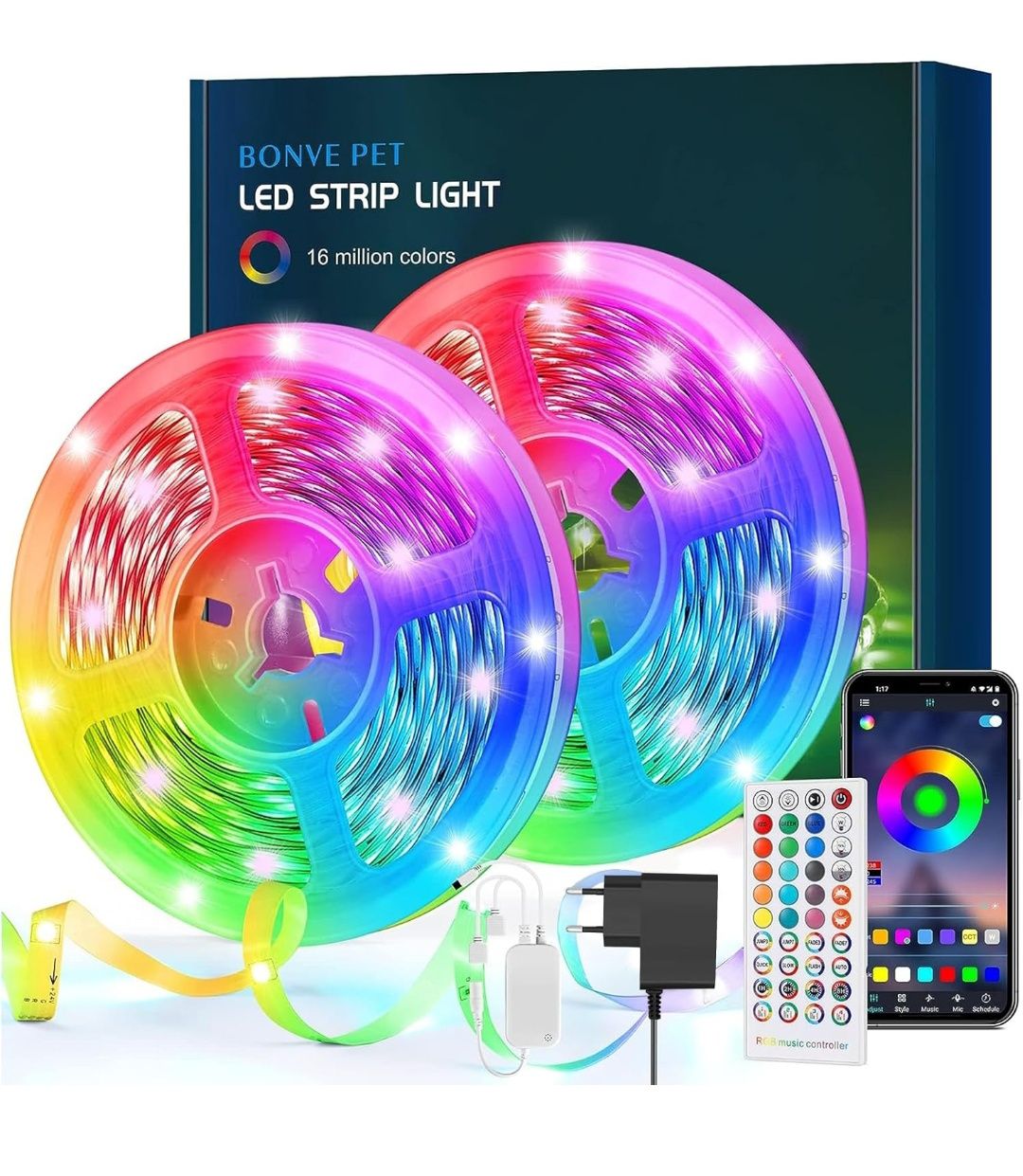 Fita led 15 metros rgb iluminação do quarta sala bares NOVO