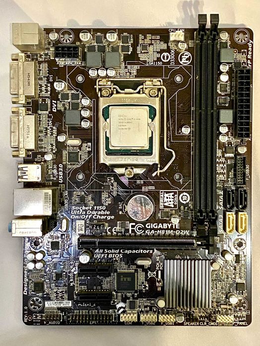 Ігровий комплект: Мат. Плата + Процессор Intel Core i5-4590