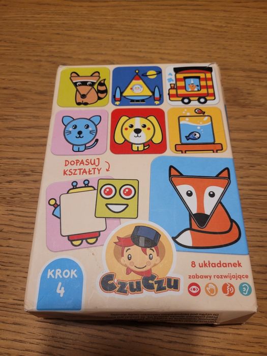 Czuczu pierwszy puzzlowy sorter krok 4