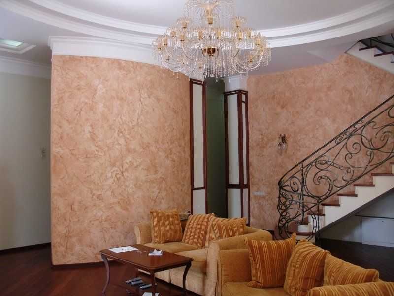 Шпаклёвка покраска декоративная штукатурка.
