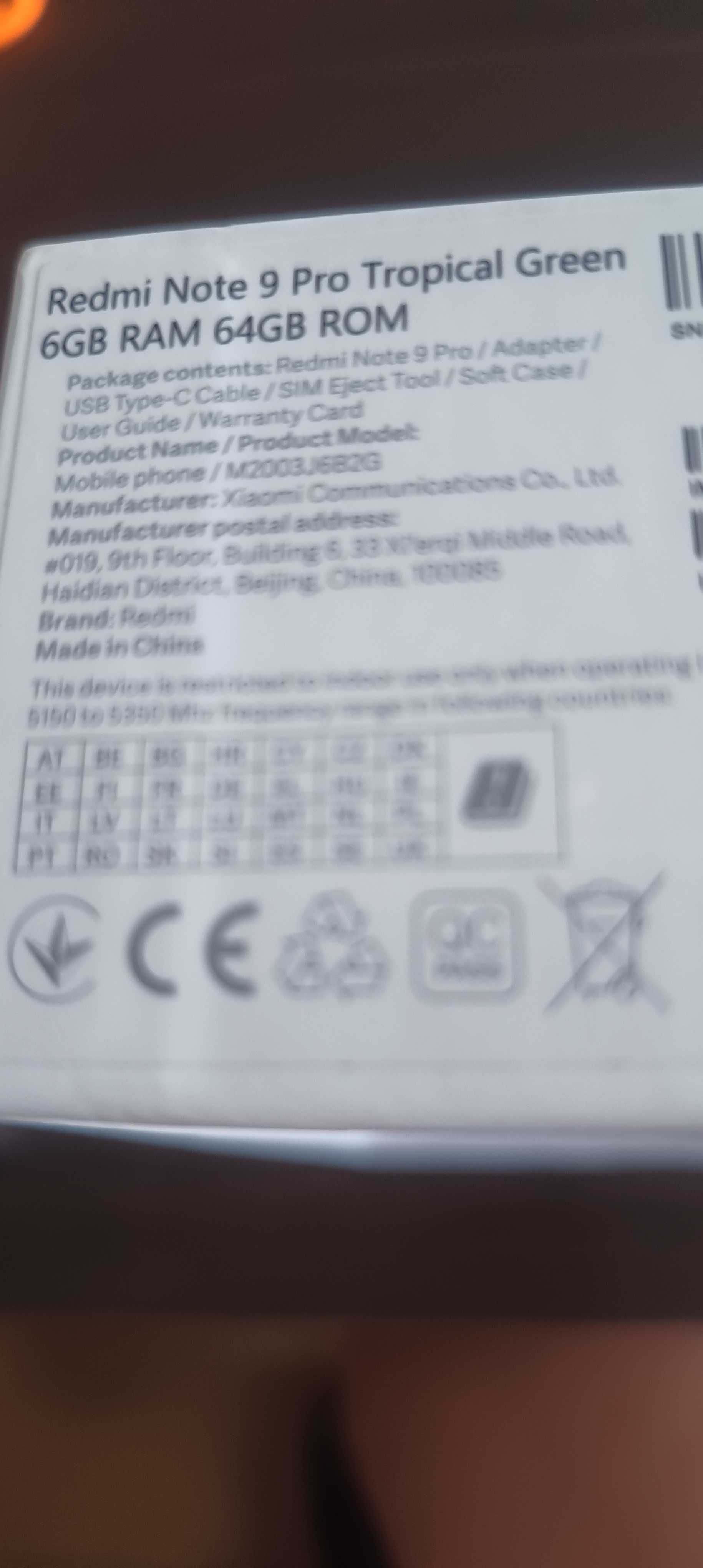 Telefon Redmi Note 9 Pro