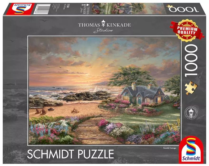 Puzzle 1000 Thomas Kinkade, Dom nad morzem. G3