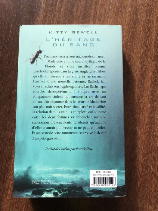 Livro l’heritage du sang