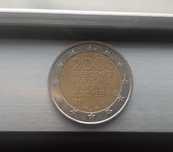 Moeda 2€ rara presidência francesa 2008