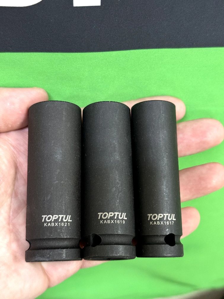Набор головок ударных тонкостенных 1/2" для шиномонтажа 3ед.