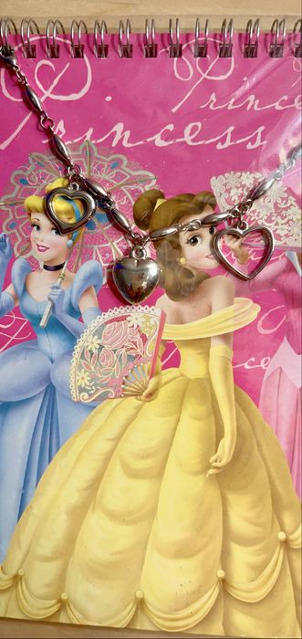 Bloco de notas Princesas Dianey + pulseira exclusiva