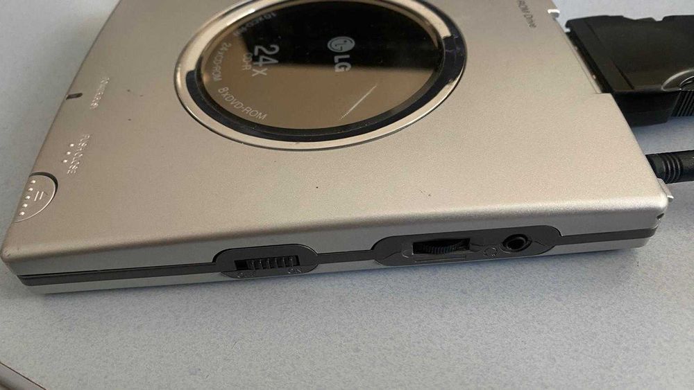 LG Leitor portátil CD-RW DVD-ROM Drive