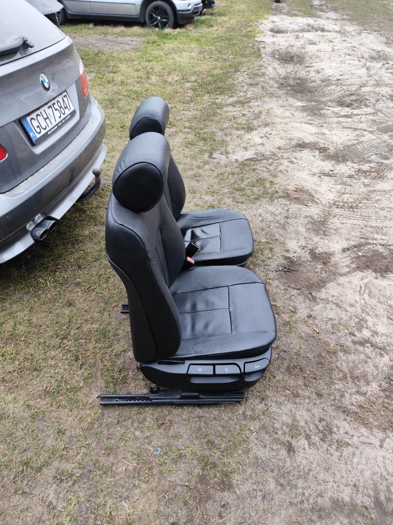Skórzane fotele BMW E39