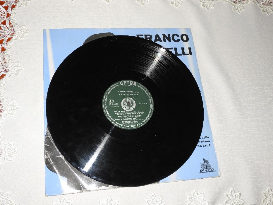 Płyta winylowa Franco CORELLI Recital - Włochy- Cetra LPC 55019
