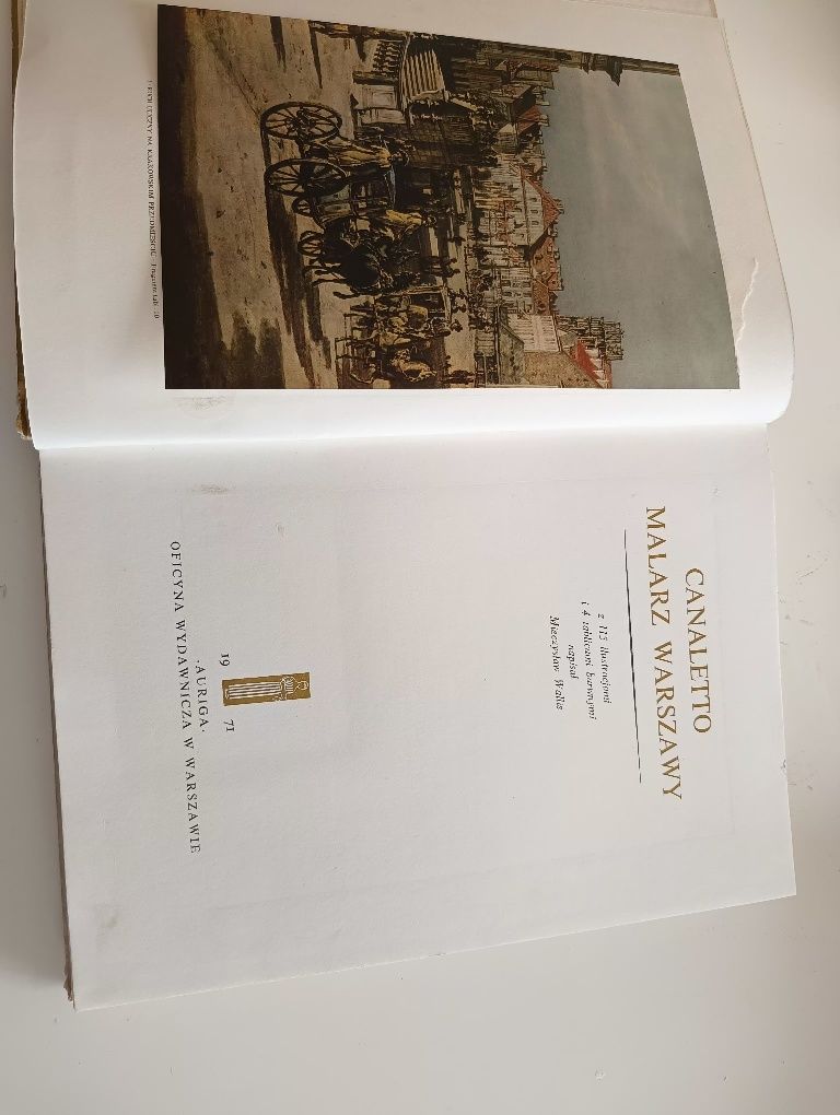 Canaletto malarz Warszawy-album