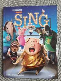 Sing Książka z płytą DVD kreskówka Universal Studios