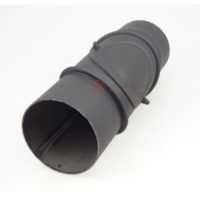 KOLANO KOMINOWE Φ 200 do pieca NASTAWNE Czarne – Blacha 2 mm