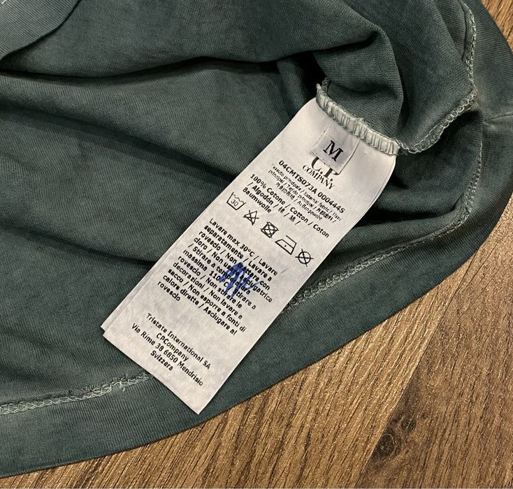 CP Company Big Logo T-Shirt СиПи Компани футболка капюшон с линзами