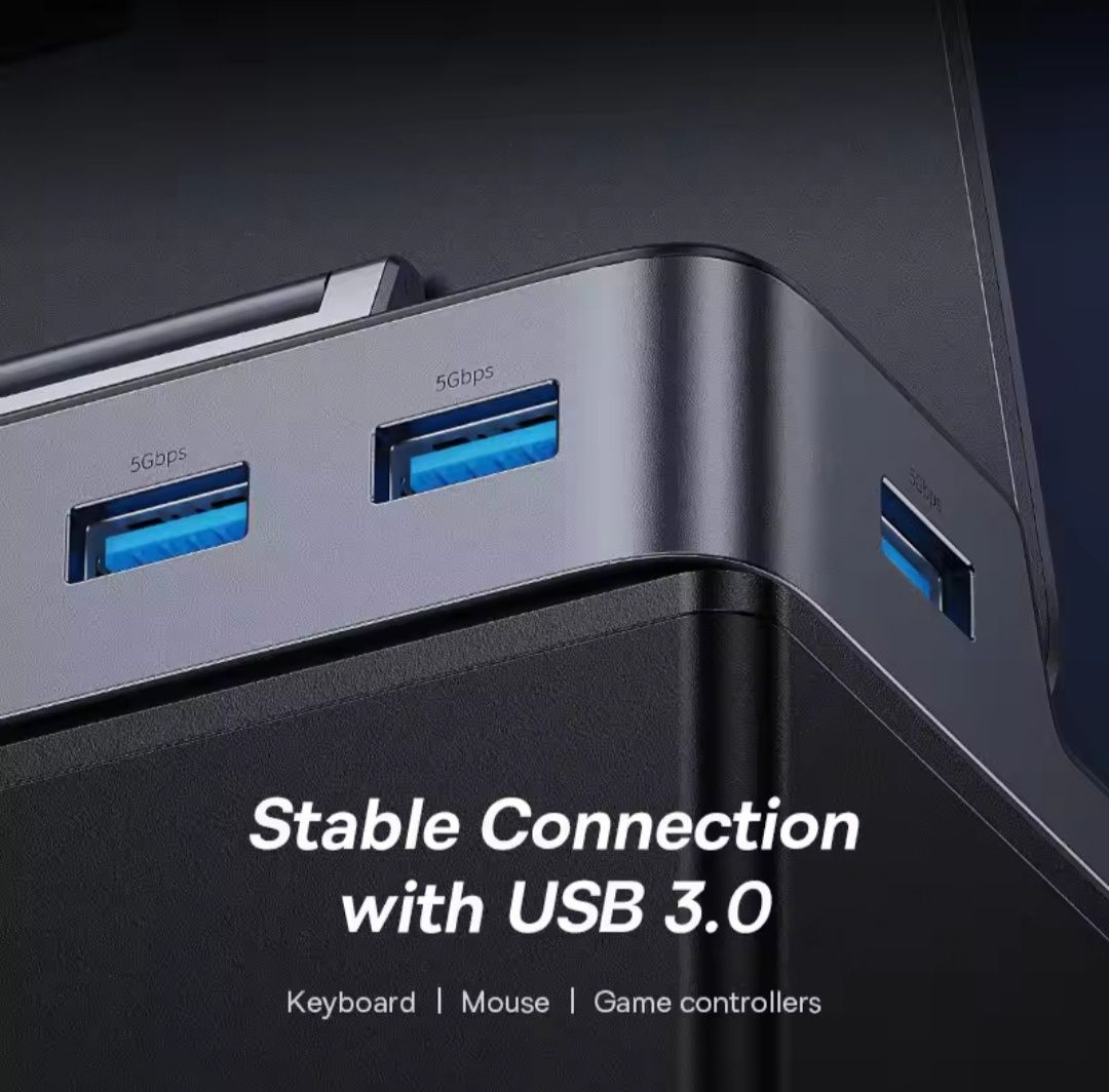 Док станция Baseus 6 в 1  для Steam deck / Rog / Switch