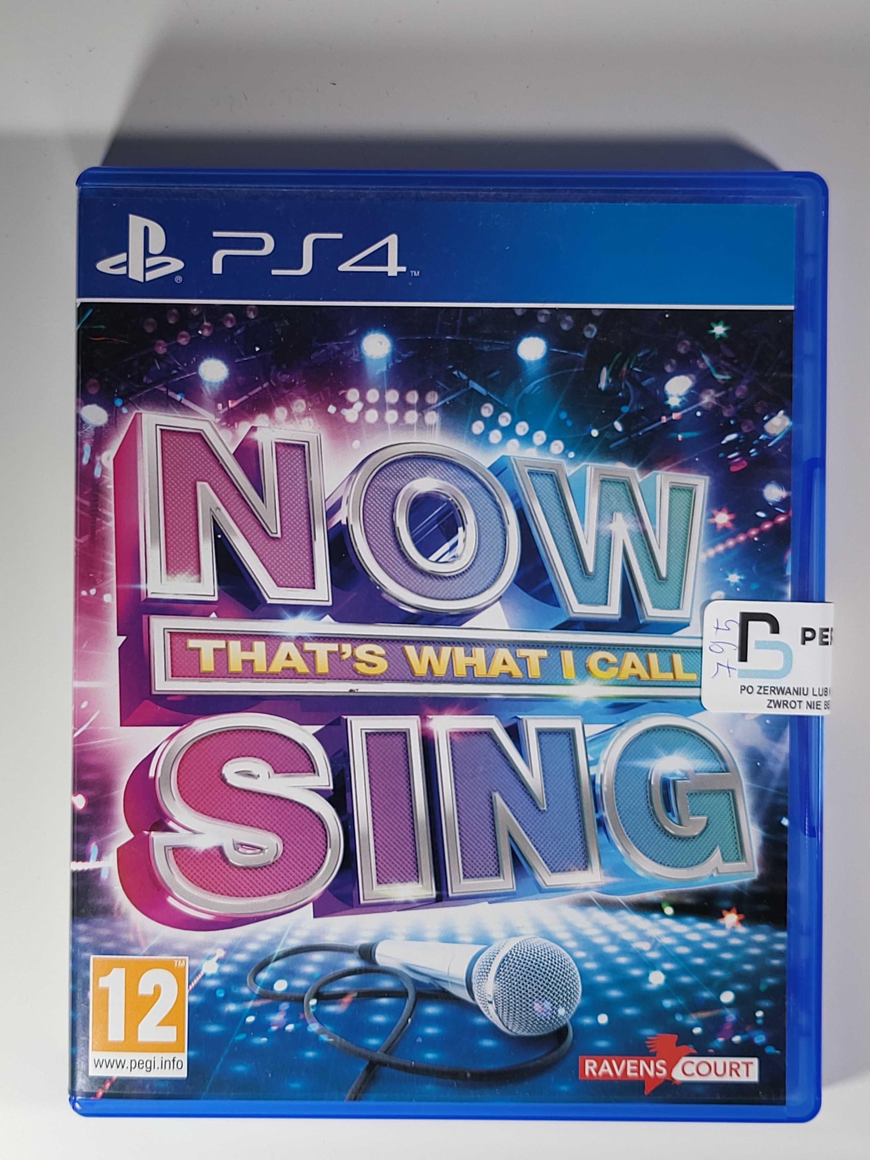 Now That's What I Call Sing / PS4 / Perfect Blue / Gry używane /Służew