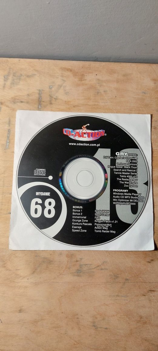 Płyta PC CD Action 2001