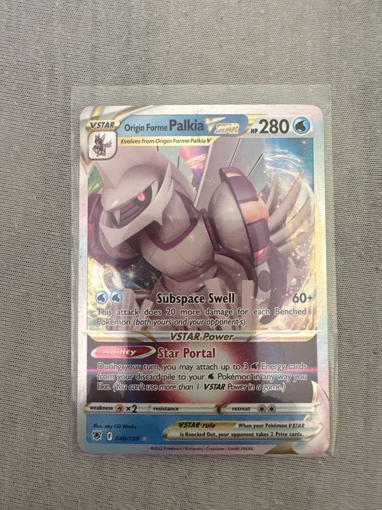 Karta Pokemon Palkia V Star Astral Radiance