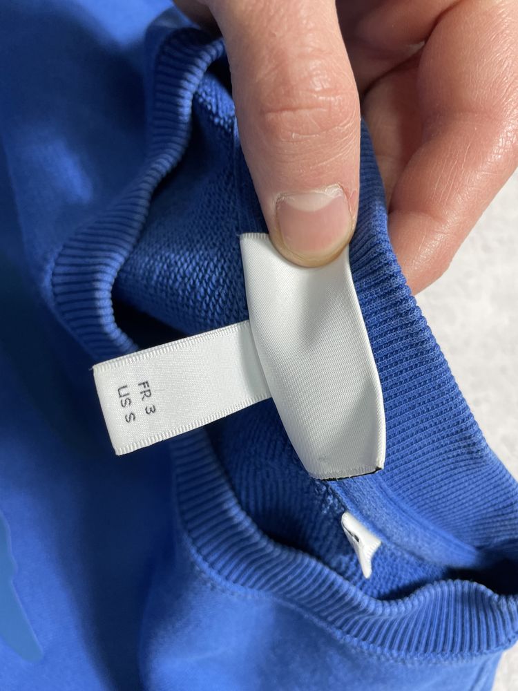 Мужская Кофта Свитшот Lacoste Оригинал С Большим Логотипом S Размер