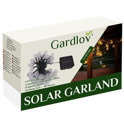Girlanda solarna 11,6m IP65 100 kul biały ciepły