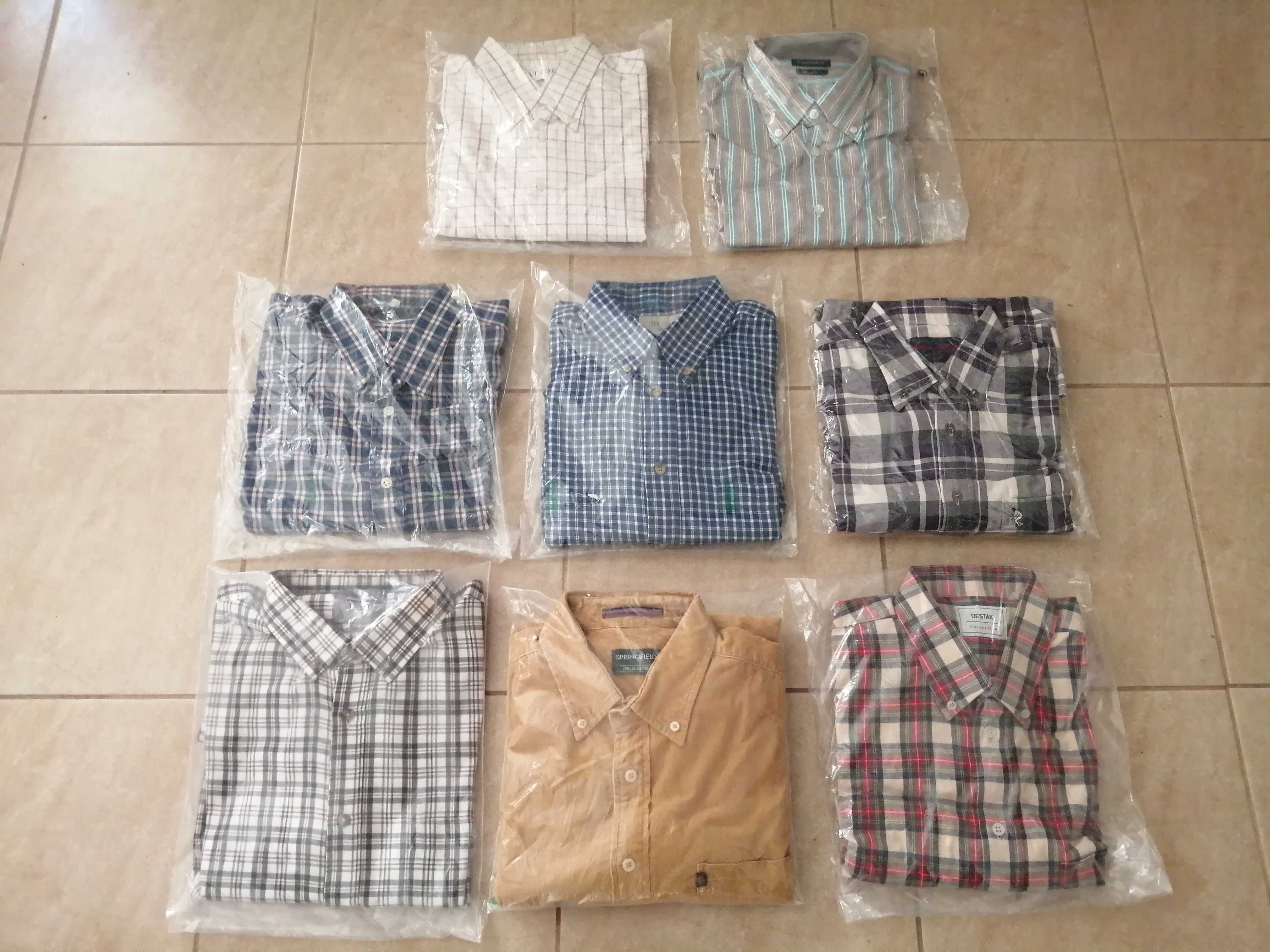 8 Camisas de Homem (Seladas) - Portes grátis