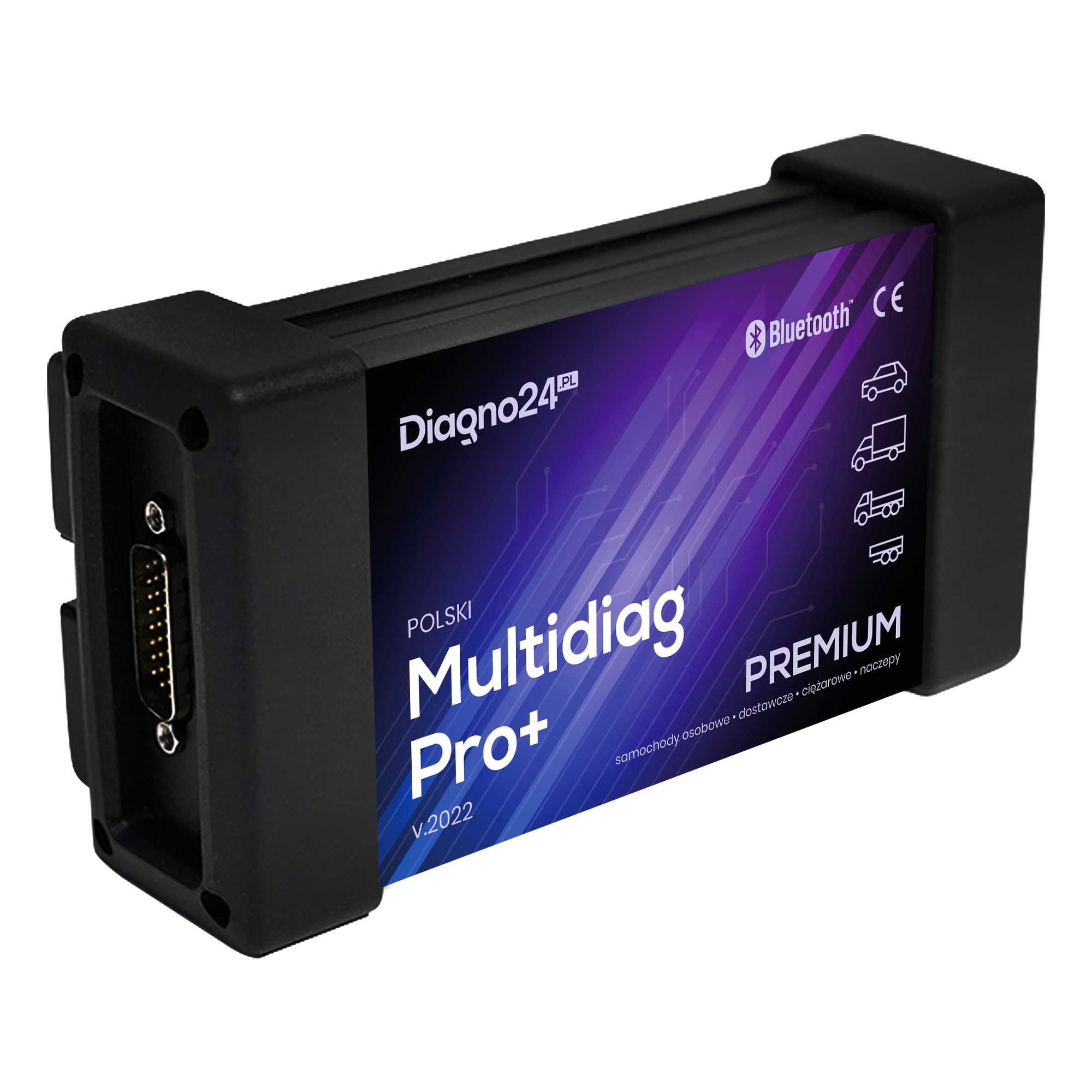 INTERFEJS DIAGNOSTYCZNY Multidiag Pro+ 2021 Polski delphi,vag,wow,vcds