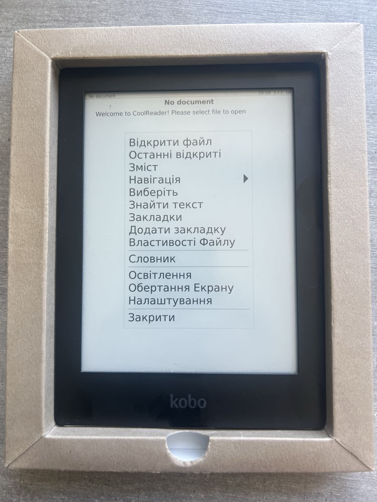 Kobo Aura HD. HD. Як новий. 7 дюймів. Укр. мова. Всі формати. Підсв