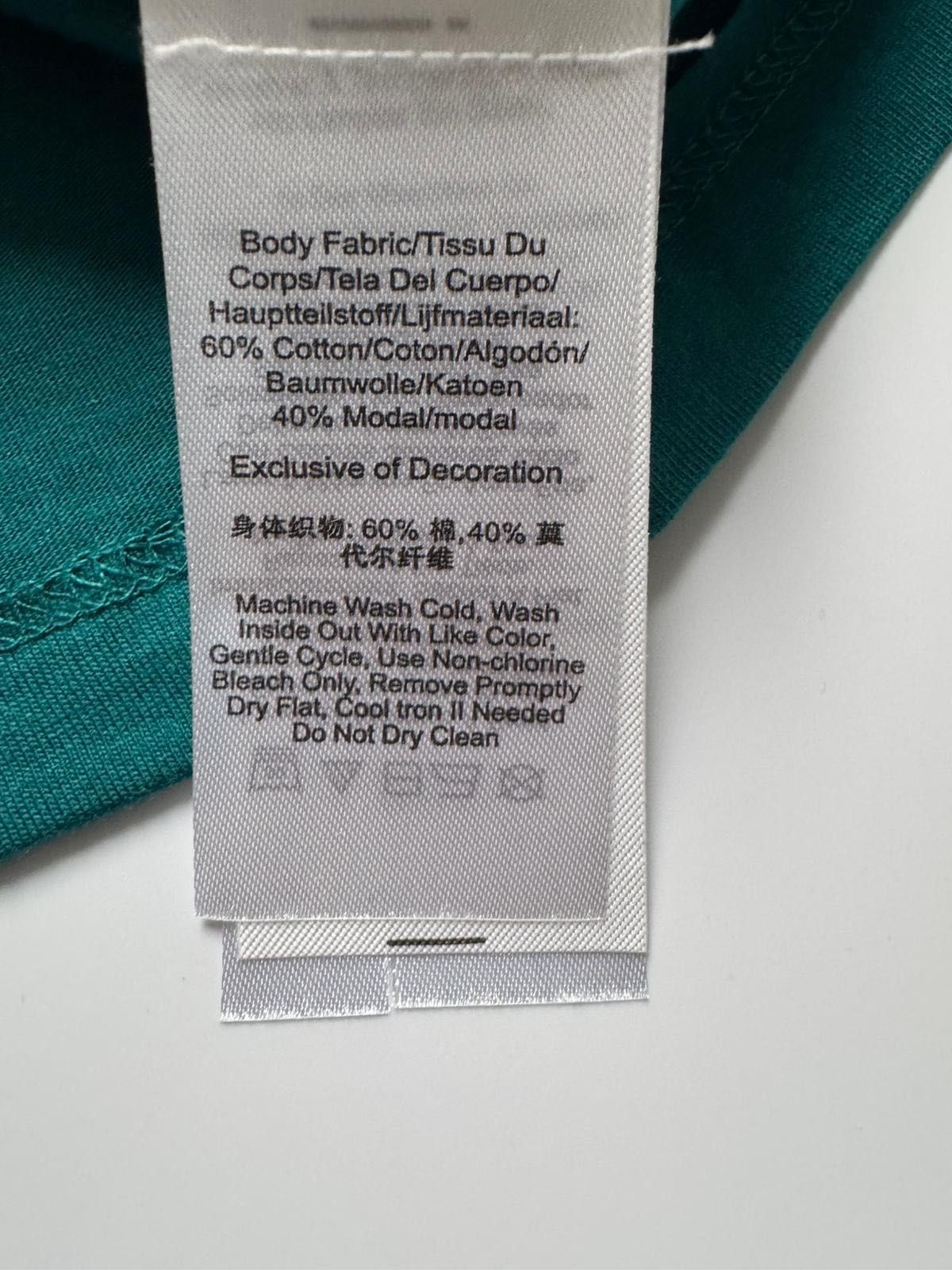 Nowa koszulka T-shirt damski DKNY JEANS turkusowy XL