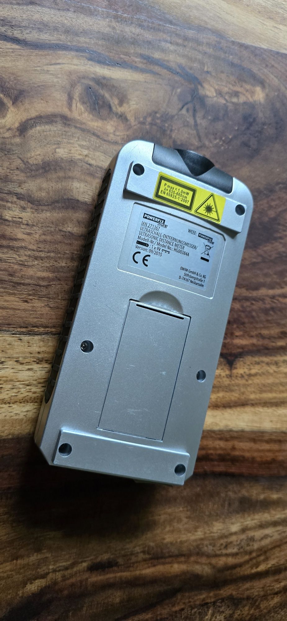 Dalmierz ultradźwiękowy z laserem POWERFIX
