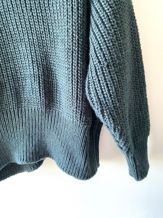 H&M gruby splot mięsisty sweter golf butelkowy