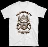 koszulka biała survival, koszulka bushcraft, odzież koszulka survival