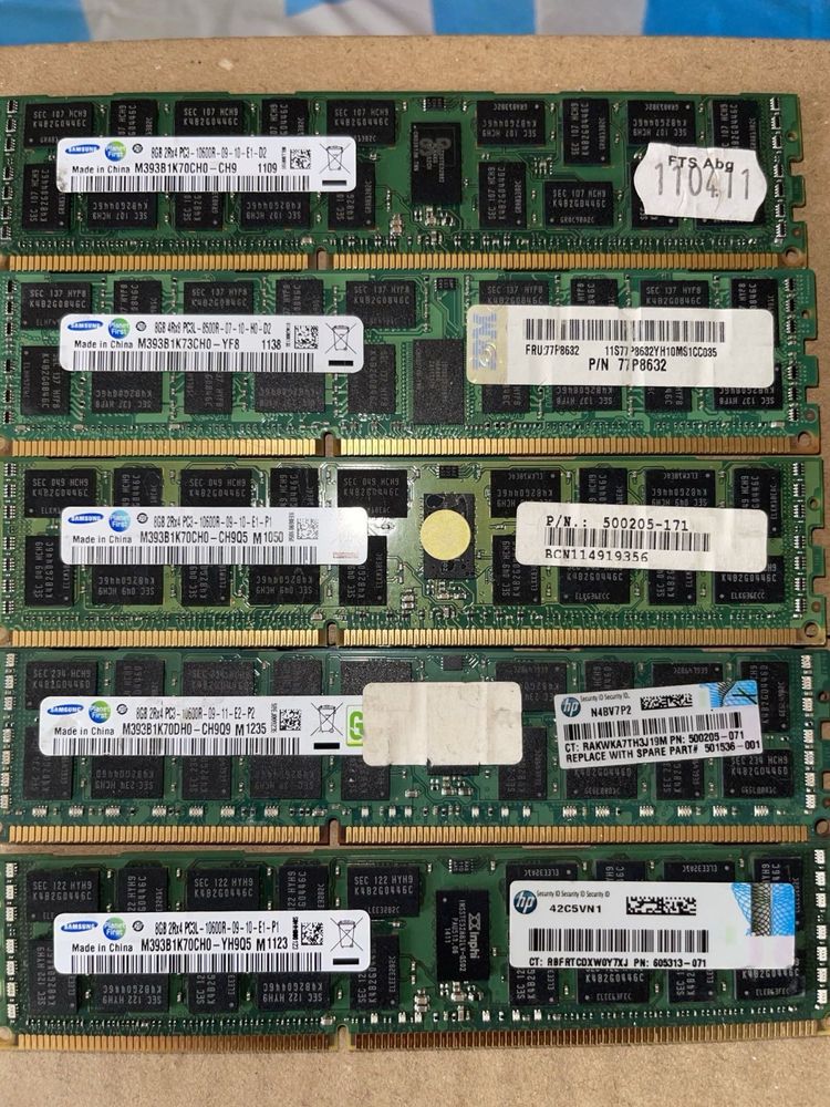 Оперативна памʼять серверна 8 гб/16 гб ddr 3