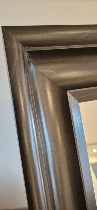 Lustro wiszące IKEA HEMNES drewniana rama ciemny brąz