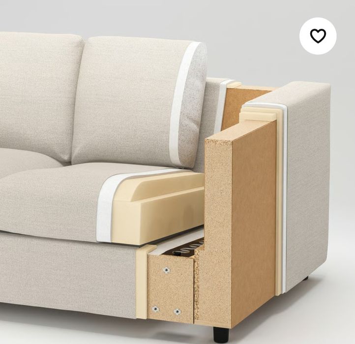 Nowa - 40 % Ceny ROZKŁADA sofa 2 os. VIMLE z Ikea