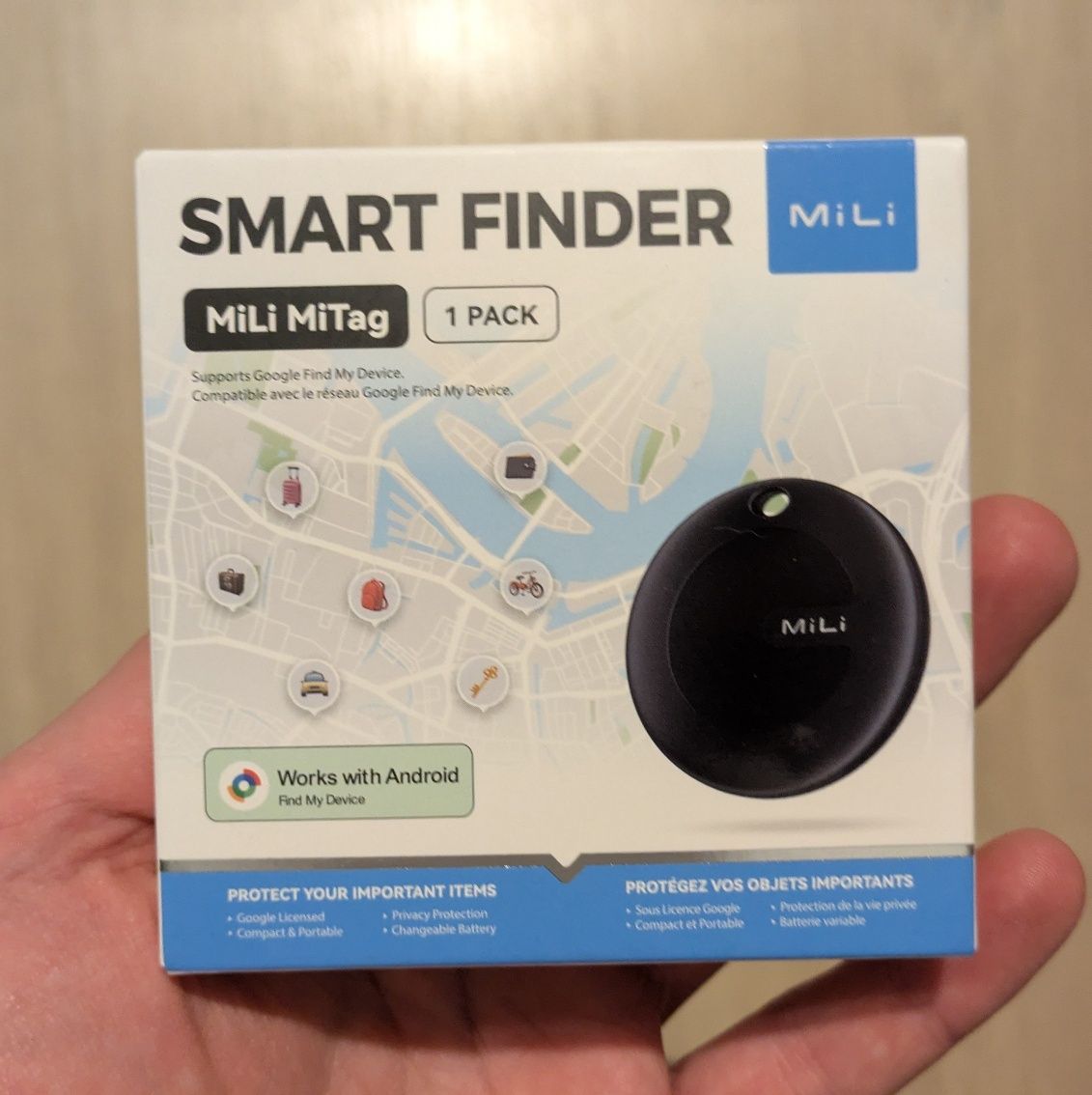 Etiqueta / Rastreador / tracker inteligente Android MiTag - NOVO
MiTag