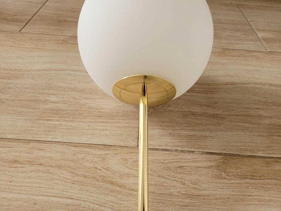 Nowa lampa wisząca sufitowa szklana biała mleczna Toolight app431-1cp