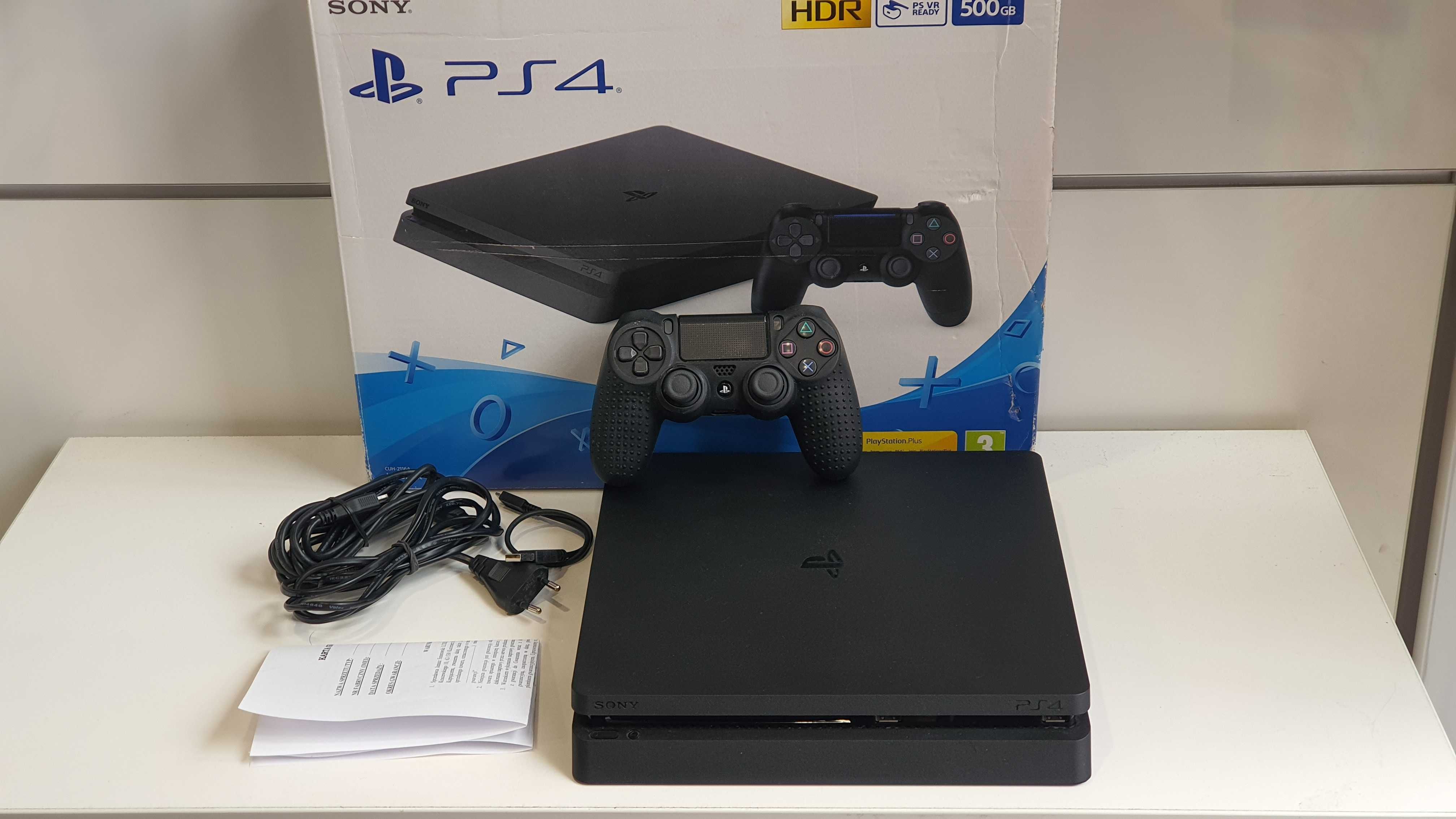 SONY Playstation 4, PS4 Slim 500GB Komplet Sklep Zamiana