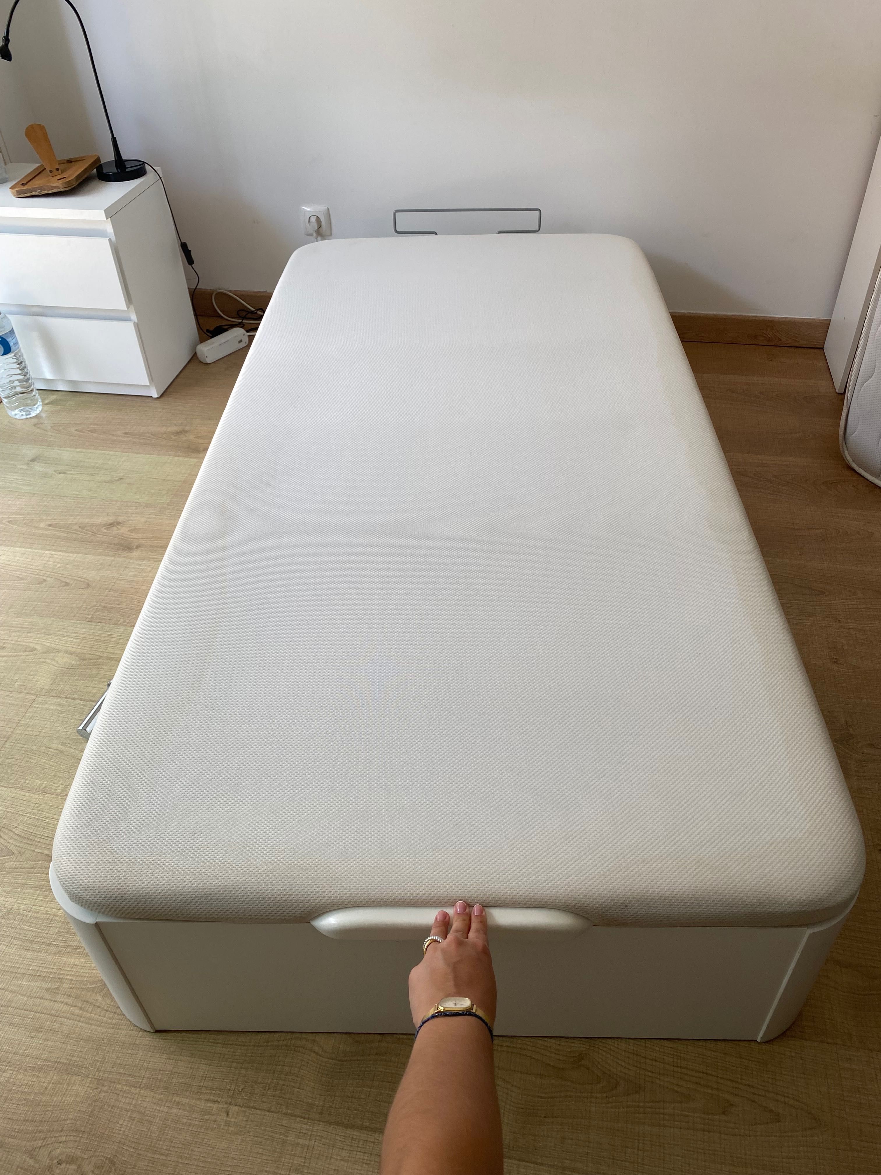 Sommier 90x190 branco