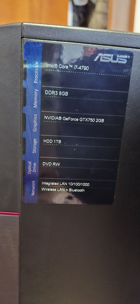 Computador Asus I7-4790