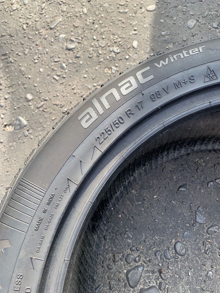 Шини 225/50 R17 пара Apollo 2022p зима 7мм
