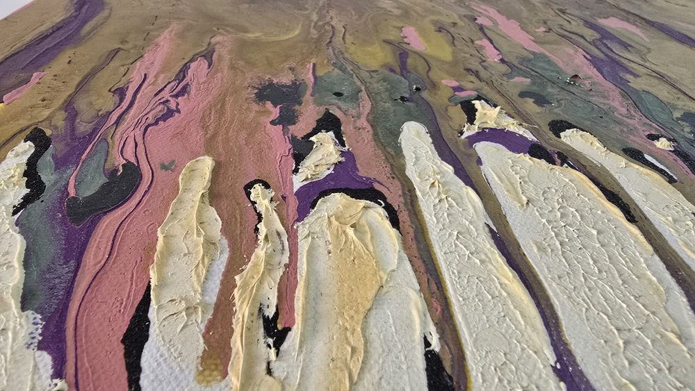 Quadro pintado a mão