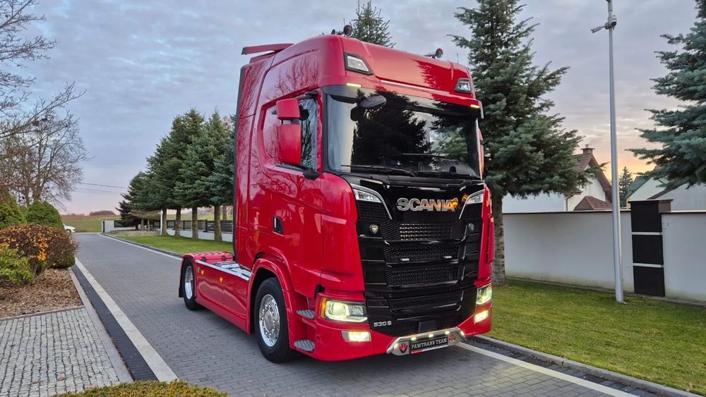 Scania SCANIA///S530///V8///2022/// FULL LED///ALUFELGI/// KLIMATYZACJA POSTOJOWA/// ZABUDOWY MIĘDZYOSIOWE/// SKÓRZANE FOTELE///WAGA/// STAN JAK NOWY///RETARDER///