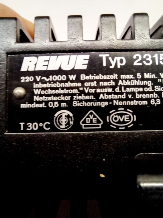 Lampa Revue 2315 halogen reflektor led 230 ręczny