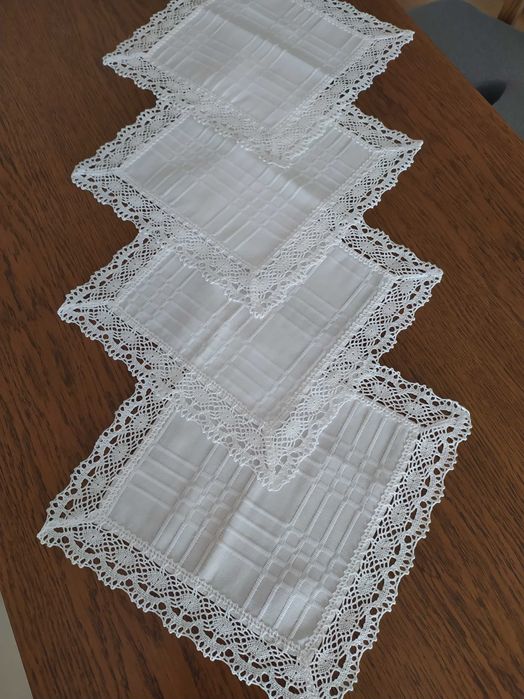 30x30cm serwetki białe komplet