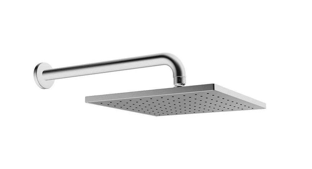 Deszczownica z ramieniem 357 mm Hansa Viva kwadratowa 250x250 chrom